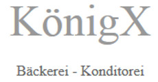 Logo Conditorei KönigX